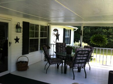 Covered front porch
