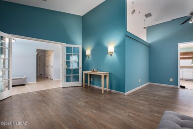 French doors to Foyer
