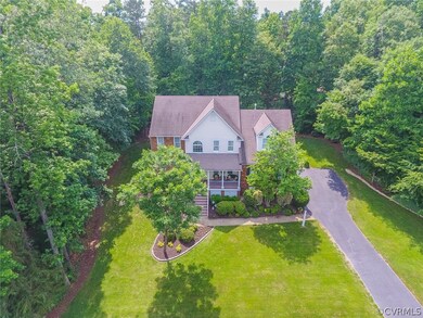 Beautiful tree line half acre lot with plenty of s