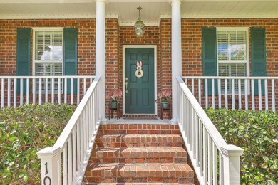 Front door and porch