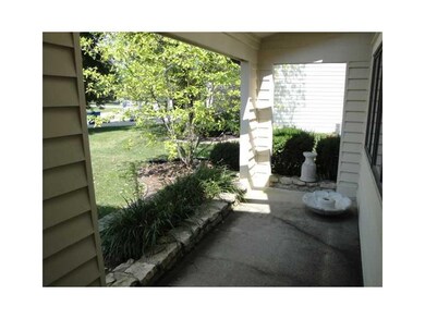 Porch. Front porch has nice flower beds out front and nice views.
