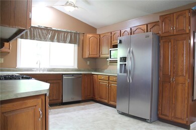 Large fully applianced kitchen