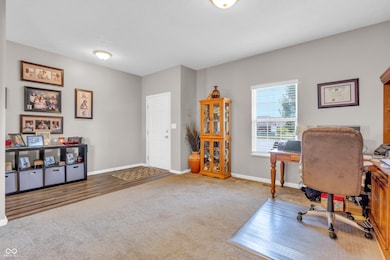 office featuring carpet flooring