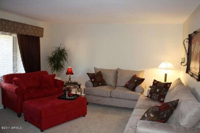 Living room from hallway