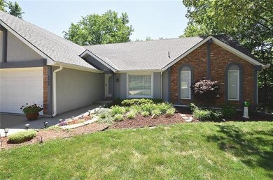 Brick and stucco front for low maintenance