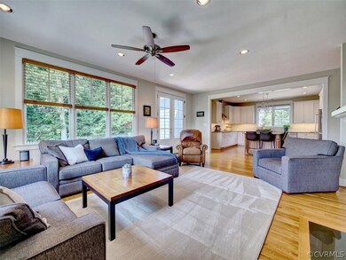 Spacious Family Room open to the Kitchen