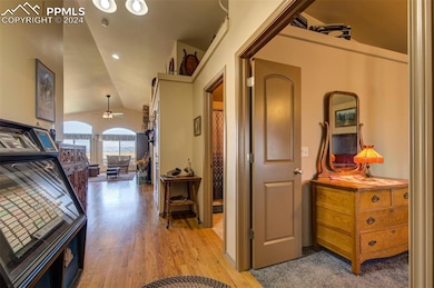 Front Hall with  hardwood / wood-style flooring an