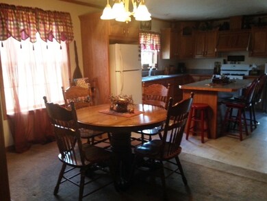 dining room and kitchen