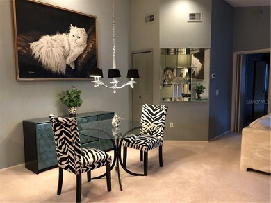 Dining area/master bedroom entrance