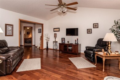 Large front entry opens to the living area with be