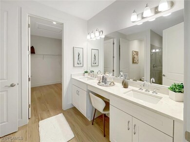 Primary Full bathroom featuring a shower stall, do