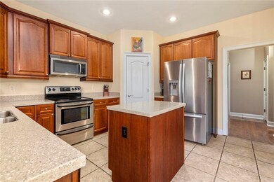 Gas line is right behind kitchen wall so range can