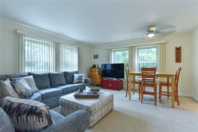 Living Room With Dining Area