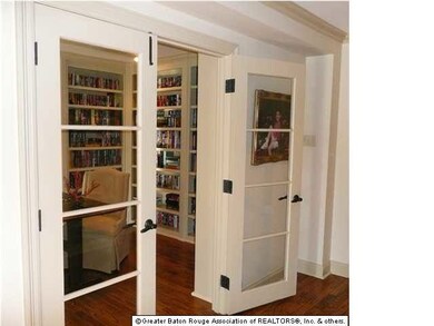 Entrance to Library off Foyer