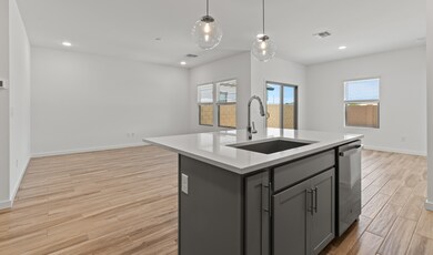 Kitchen overlooking great room