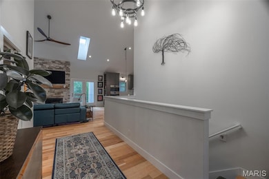 Main entry with vaulted ceilings offers plenty of light