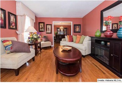 Formal living room with plenty of space for large 