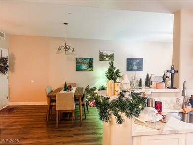 Dining room from the kitchen perspective