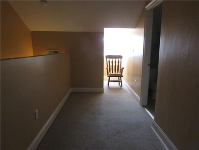 2nd floor looking at the dormer window