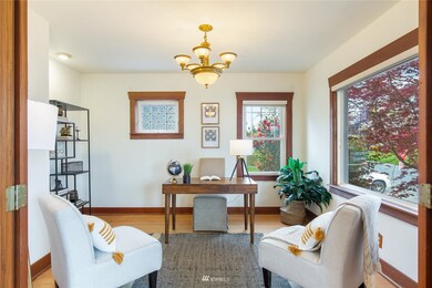 Main level office. Current owner used it as bedroom. It has also been used as a dining room and a family room. 