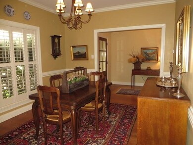 Dining Room w/Hardwood, Chair Rail and Crown Moldi