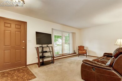 The large picture window brings in plenty of light