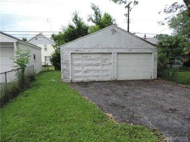 Yard. The back yard / garage area.
