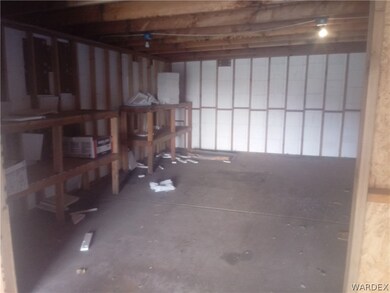 Storage shop in rear garage