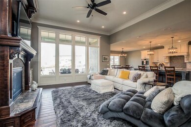 Tons of natural light with the floor to ceiling wi