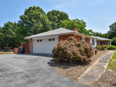 2-car garage with side entrance - plenty of storage space in there!