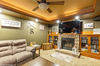 Fireplace in Family Room