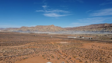 View of mountain background featuring a desert landscape and rural landscape