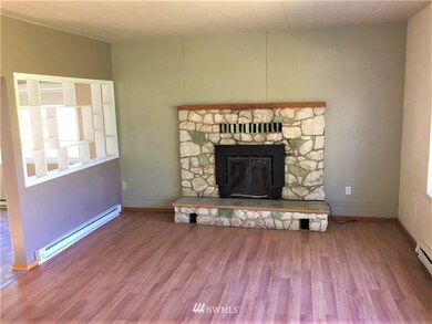 Wood burning fireplace insert keeps winter utility rates down.