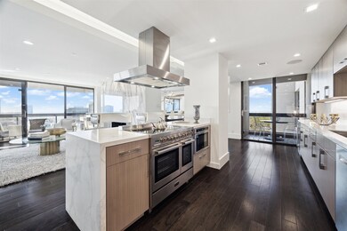 Contemporary kitchen with top-tier stainless steel
