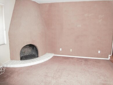 beehive fireplace in living room
