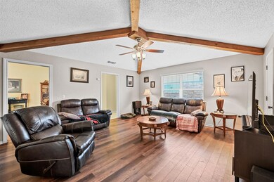 Living room or game room area