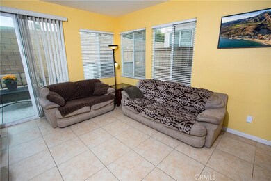 Large Open Living Room with View to Private Patio.