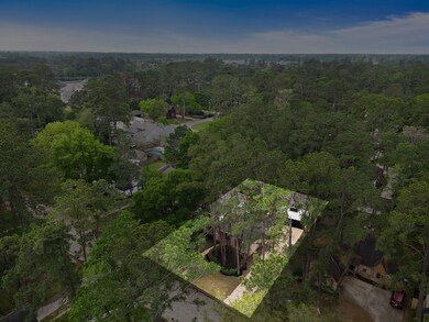 Arial shot, Beautiful wooded Cul-de-sac.