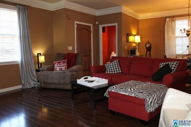 The main level open floor plan is an entertainerâ€