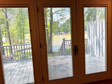 Living room doors to deck