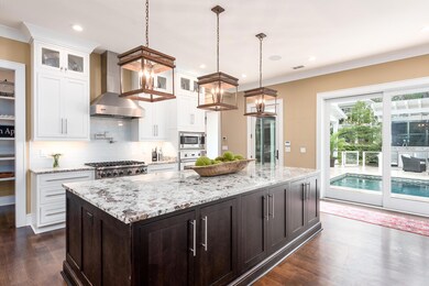 Kitchen overlooking Pool