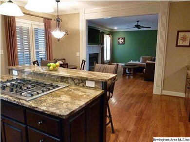 Eating area in the kitchen