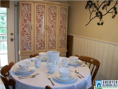 Dining area adjacent to the kitchen.