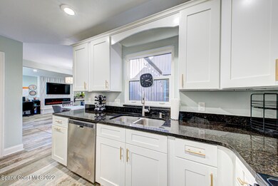 kitchen with granite countertops