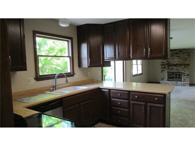 Kitchen, family room