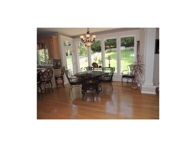Windows continue over to breakfast room with acces