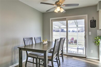 Beautiful new flooring matches the entry! New inte