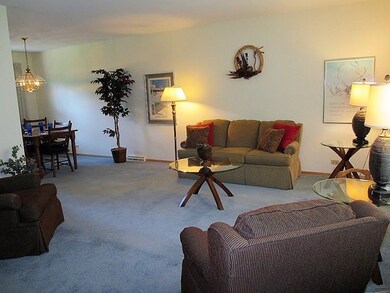 Living Room View into Dining Room