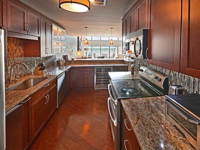 Gorgeous kitchen with granite countertops, cherry 