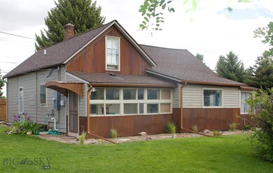 View from back of garage toward sunroom.
